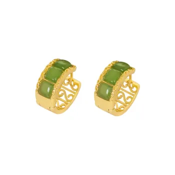 CHIC ZONE Earrings Jasper Women's
