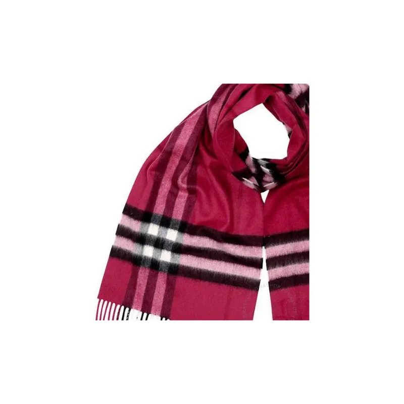 Burberry Cashmere Knit Scarves Women's Pink-2