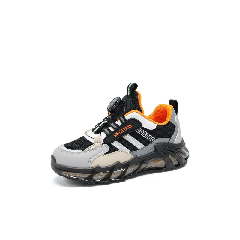BOBDOG Anti Slip Wear Resistant Breathable Lightweight Cushioning Low Top Kids Lifestyle Shoes Kids'-4