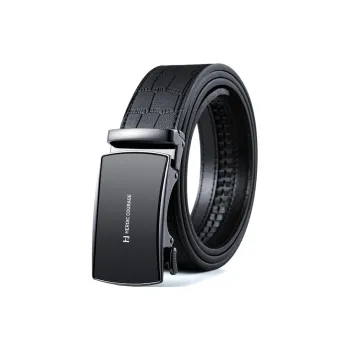 HLA Split Cow Leather Belts Men's 3.5cm
