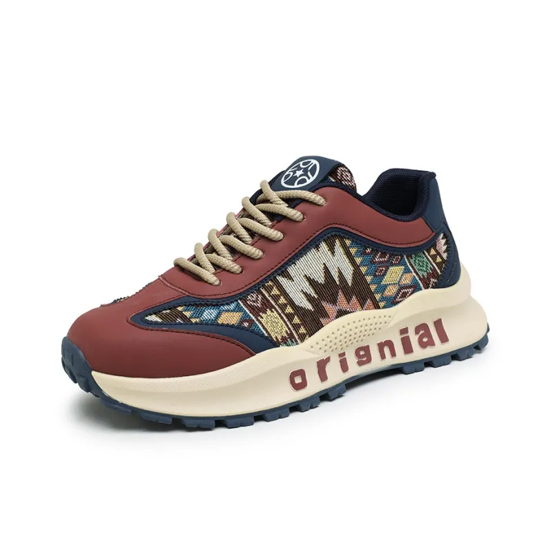 SENGUIBUCK Breathable Height Increasing Low-Top Chunky Sneakers Men's-3