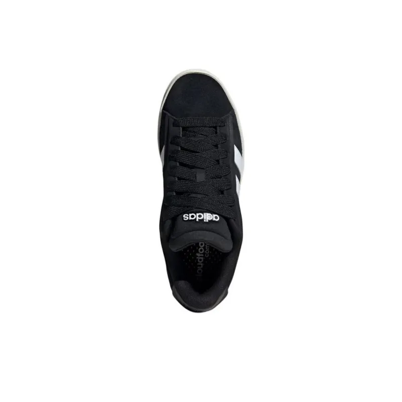 Adidas GRAND COURT ALPHA Anti Slip Wear Resistant Low Top Skateboard Shoes Men's Black-4