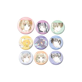 GuGuGuGu AMNIBUS Cardcaptor Sakura Ani Art Second Edition Blind Box Stickers Complete Set Of 9 Designs Badges