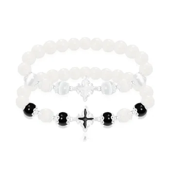 Cuz Strange Intention White Jade Bodhi Bracelets Unisex