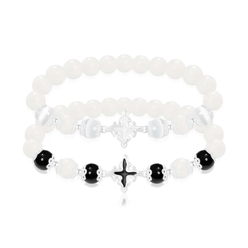 Cuz Strange Intention White Jade Bodhi Bracelets Unisex-3