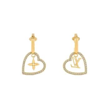 LOUIS VUITTON My Lv Heart Earrings
