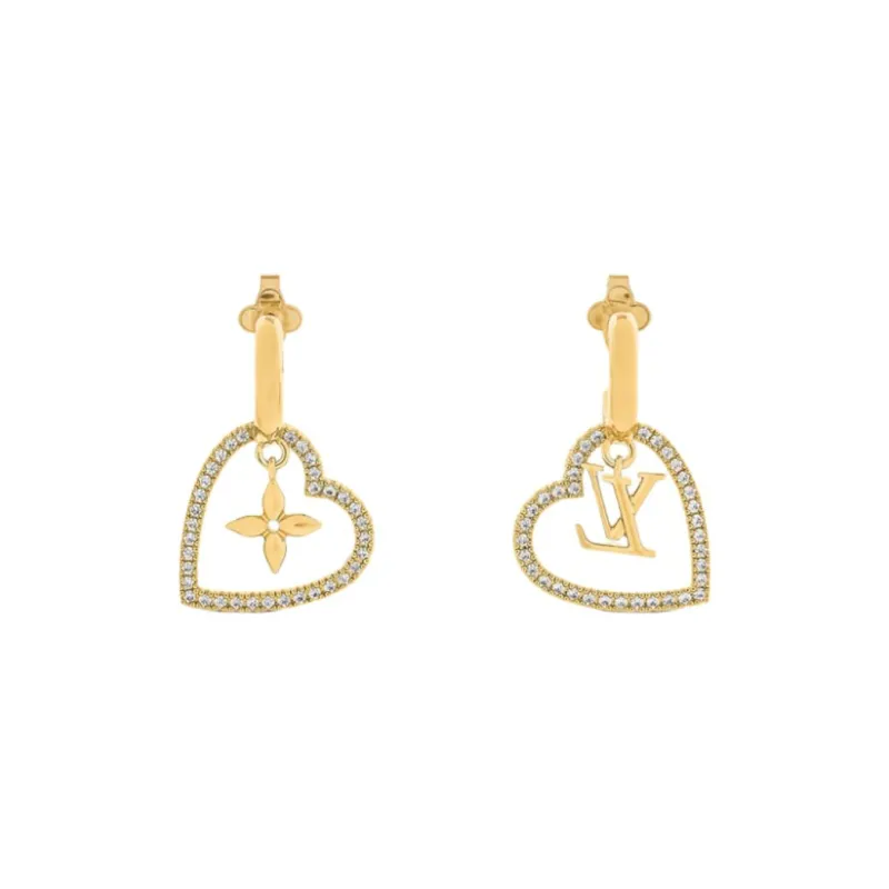 LOUIS VUITTON My Lv Heart Earrings-0