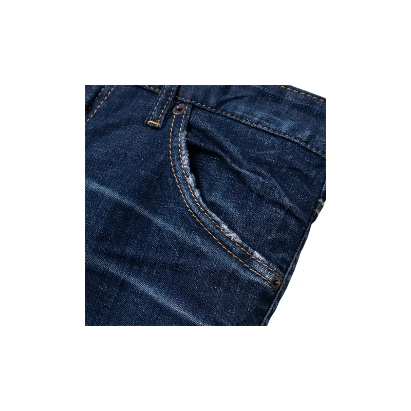 DSQUARED 2 Logo patch Slim cut Jeans-6