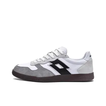 LOTTO Anti Slip Wear Resistant Low Top Skateboard Shoes Women's White Gray