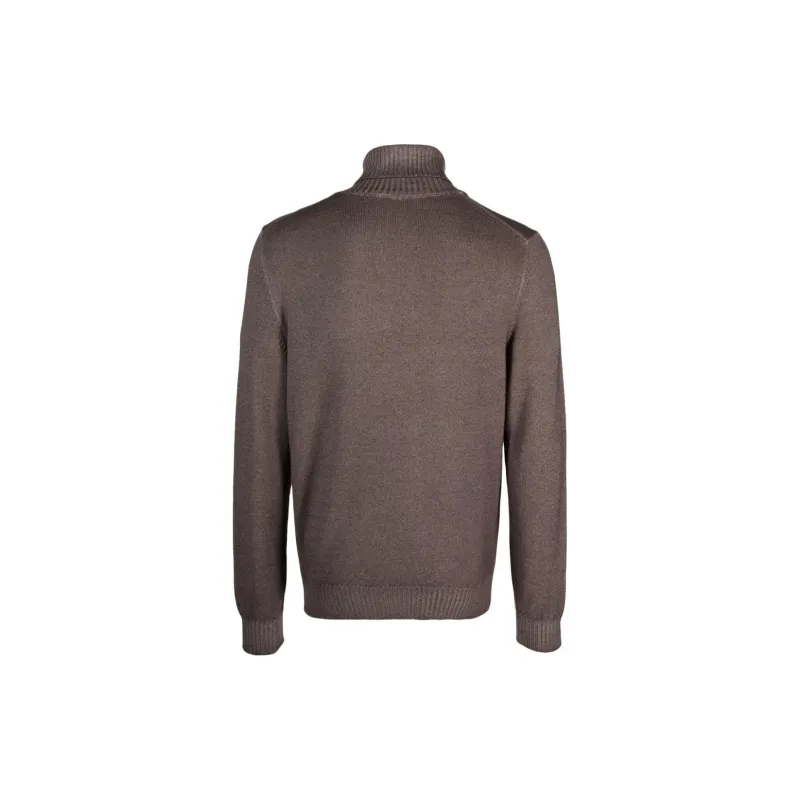 BARBA Roll neck Virgin Wool Jumper-1
