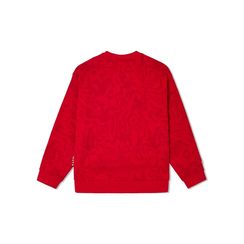 Kappa Sweatshirt Unisex China Red All Over Print-1
