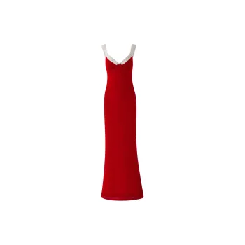 Tiger Mist AMARAN MAXI DRESS Slip Dresses Women's Red