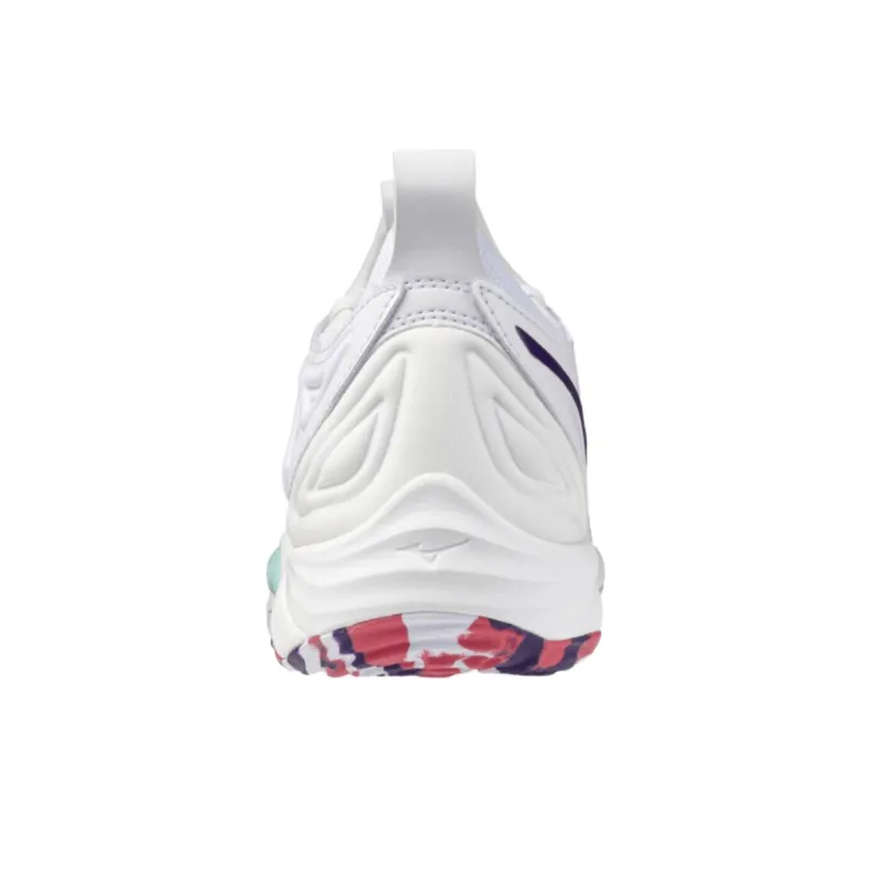Wave Momentum Women's Mizuno 3 'White Violet Indigo'-3