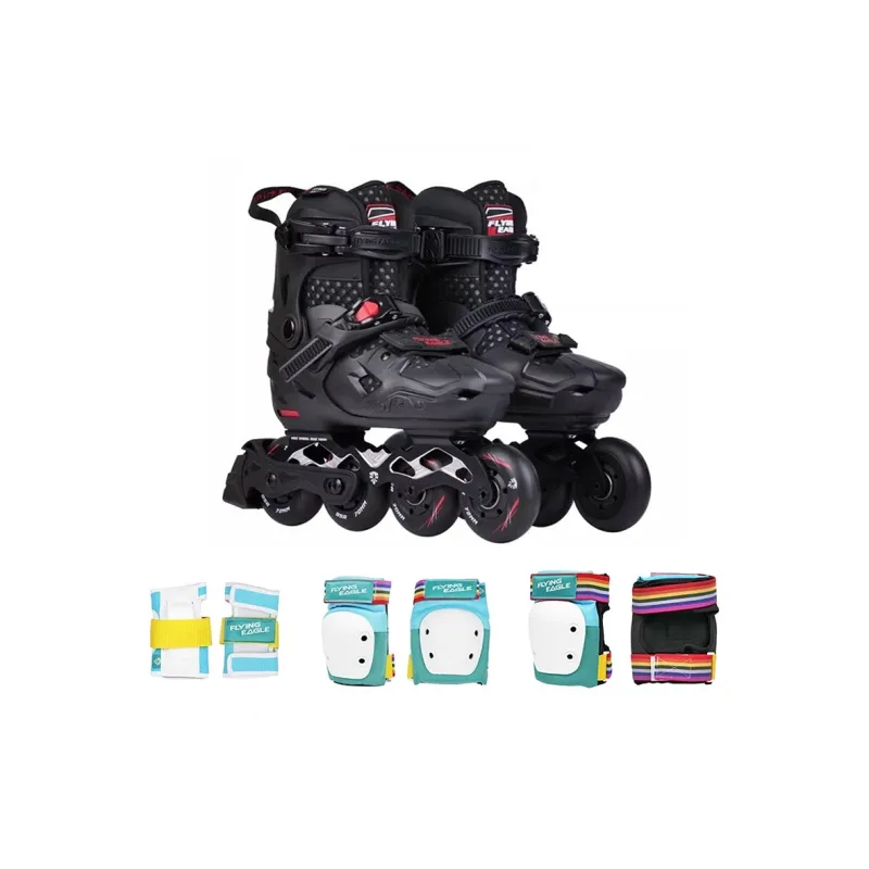 FLYING EAGLE Inline Skates Kids' Black-0