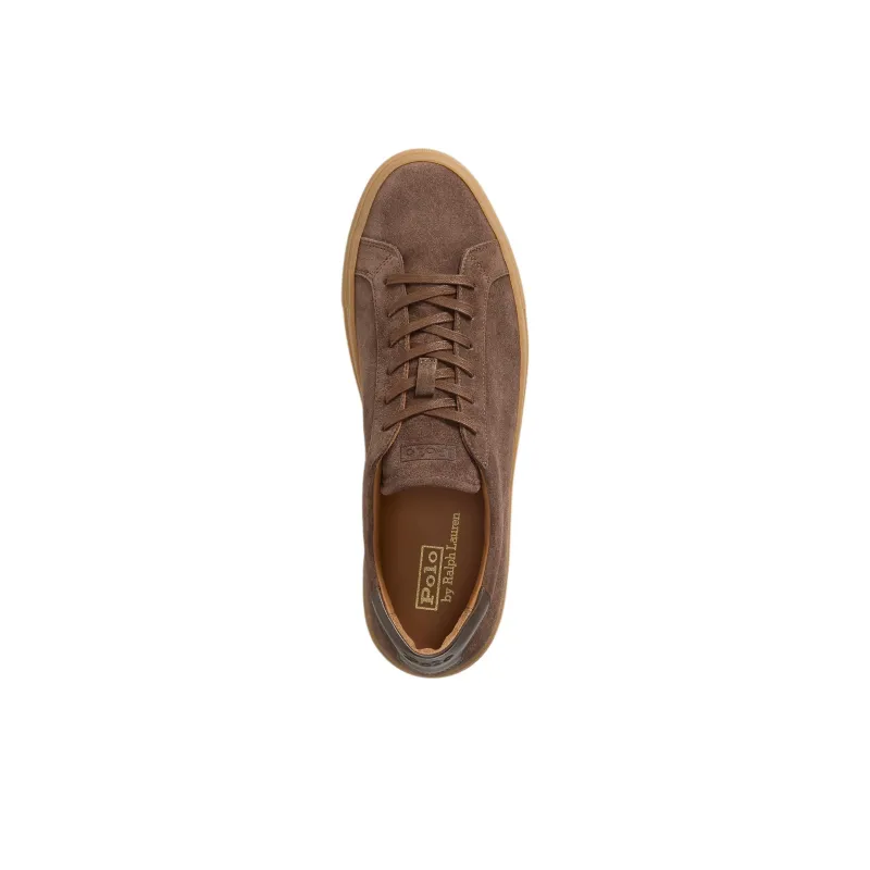 Polo Ralph Lauren Jermain Low-Top Skateboard Shoes Men's Brown-3