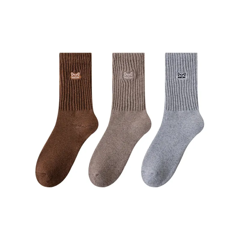 MIIOW Knee High Socks Men's 3 Pack-16
