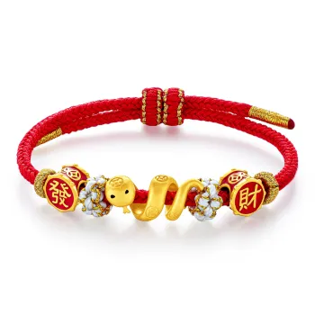Lao Feng Xiang S925 Silver Bracelets Women's