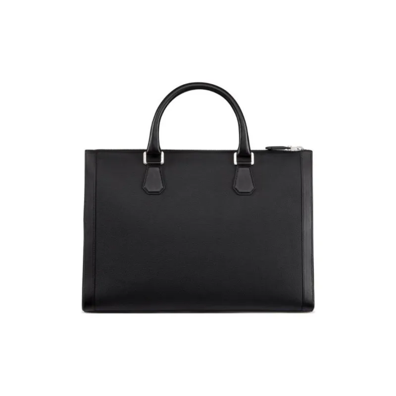 STEFANO RICCI Calfskin Briefcases Men's Black-2