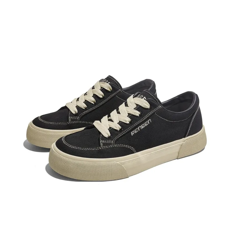 RENBEN Lightweight Wear resistant And Non slip Low Top Canvas Shoes Unisex-7