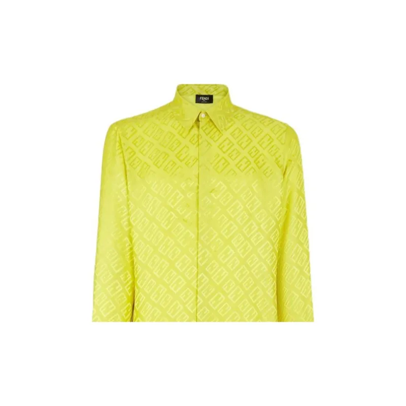 FENDI Tonal Ff All Over Shirt-3