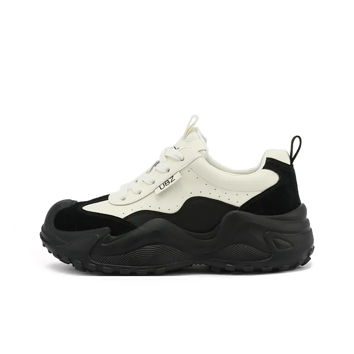 UBZ Slip Resistant Low Top Chunky Sneakers Women's-5