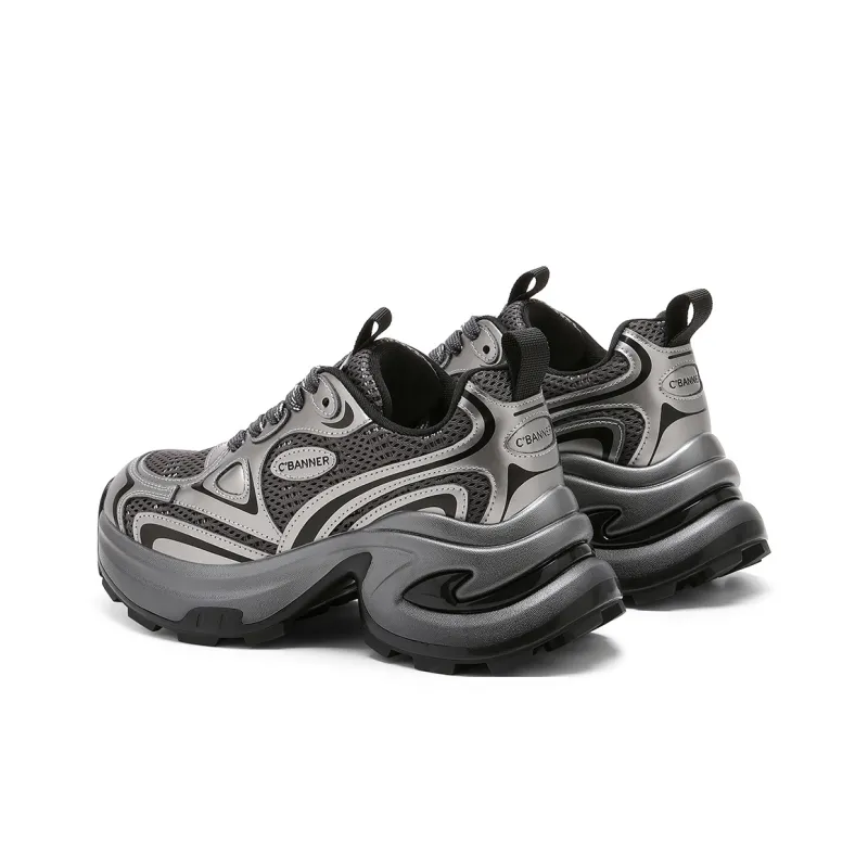 C°BANNER Wear Resistant Low Top Chunky Sneakers Women's-8