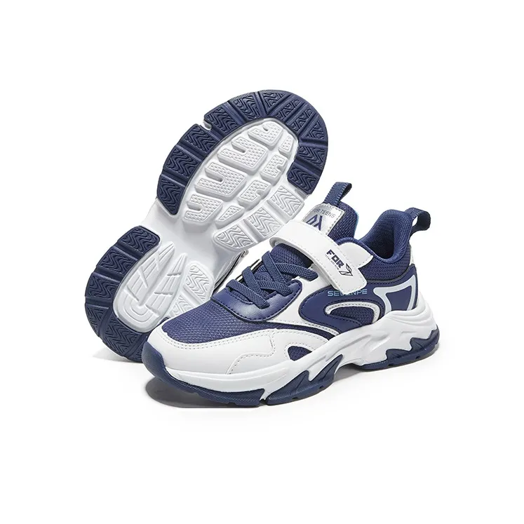 7 PE Anti Slip And Wear Resistant Rebound Lightweight Cushioning Low Top Kids' Running Shoes Teenagers-13