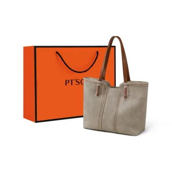 PT'SON PU Shoulder Bag Handbag Regular Women's Elephant Gray