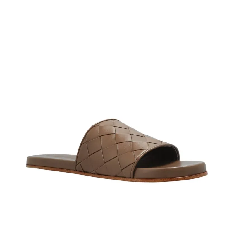 Bottega Veneta Sunday Intrecciato Slip On Sandals-1