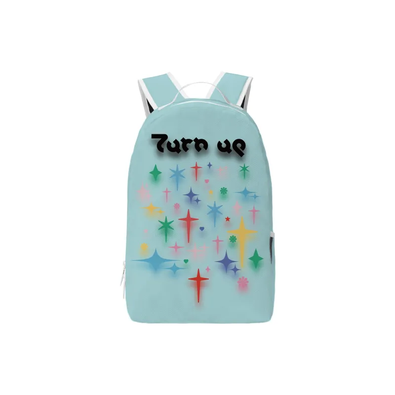 TURN UP Polyester Backpack Regular Unisex White-0