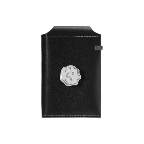 BABAMA Polyamide Leather Clip Wallet Regular Unisex Black