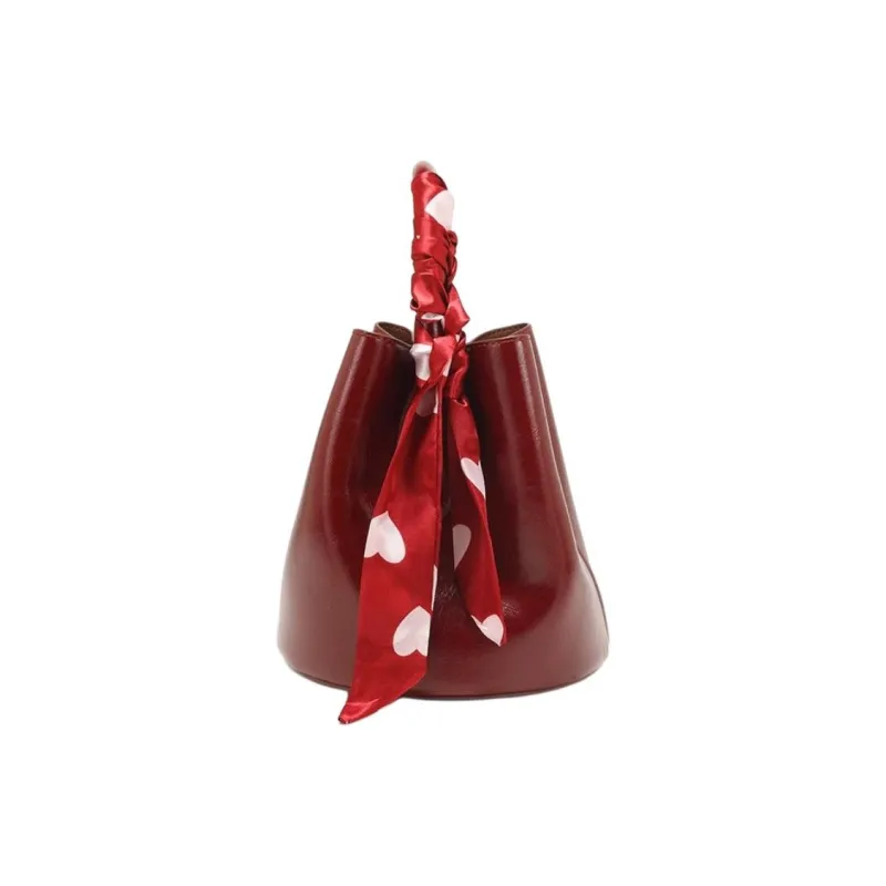 PAYOT Microfiber Synthetic Leather Shoulder Bag Crossbody Bag Handbag Regular Women's Burgundy-2