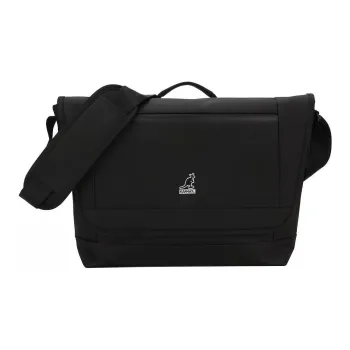 KANGOL Nylon Messenger Bag Crossbody Bag Shoulder Bag Regular Unisex Black