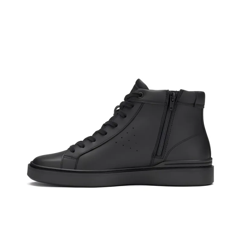 Clarks Slip Resistant Cushioning High Top Skateboard Shoes Men's Black-0