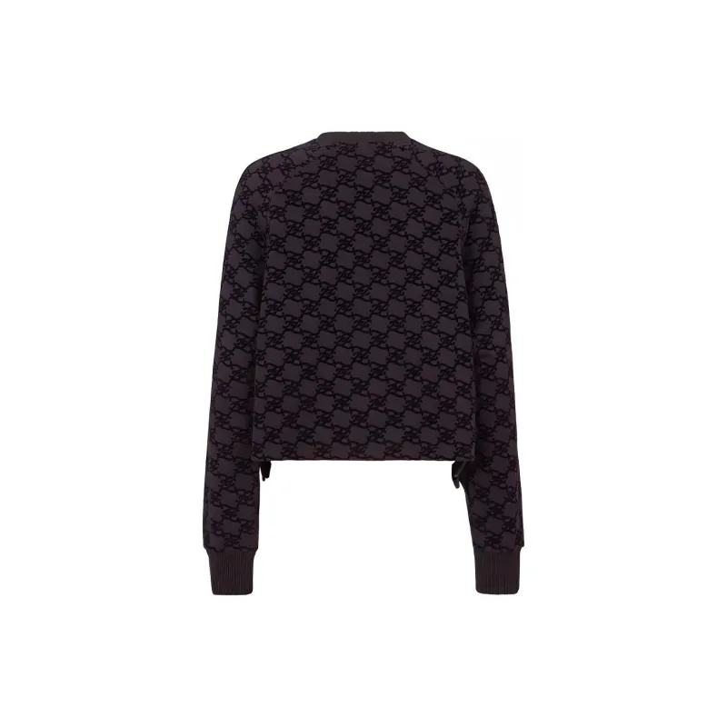 FENDI Karligraphy Monogram Printed Sweatshirt-1