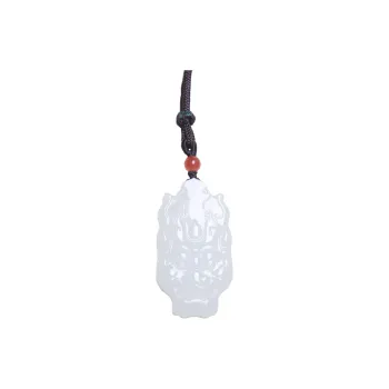 Ingenuity Hetian Jade Necklaces White Jade Unisex