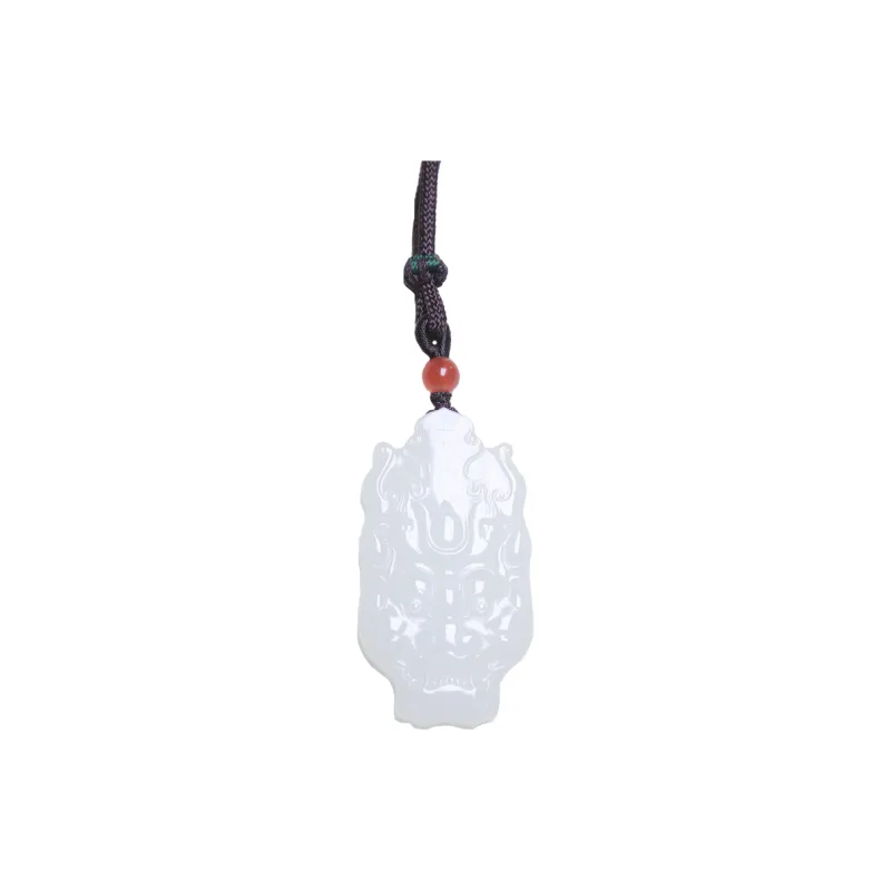 Ingenuity Hetian Jade Necklaces White Jade Unisex-0