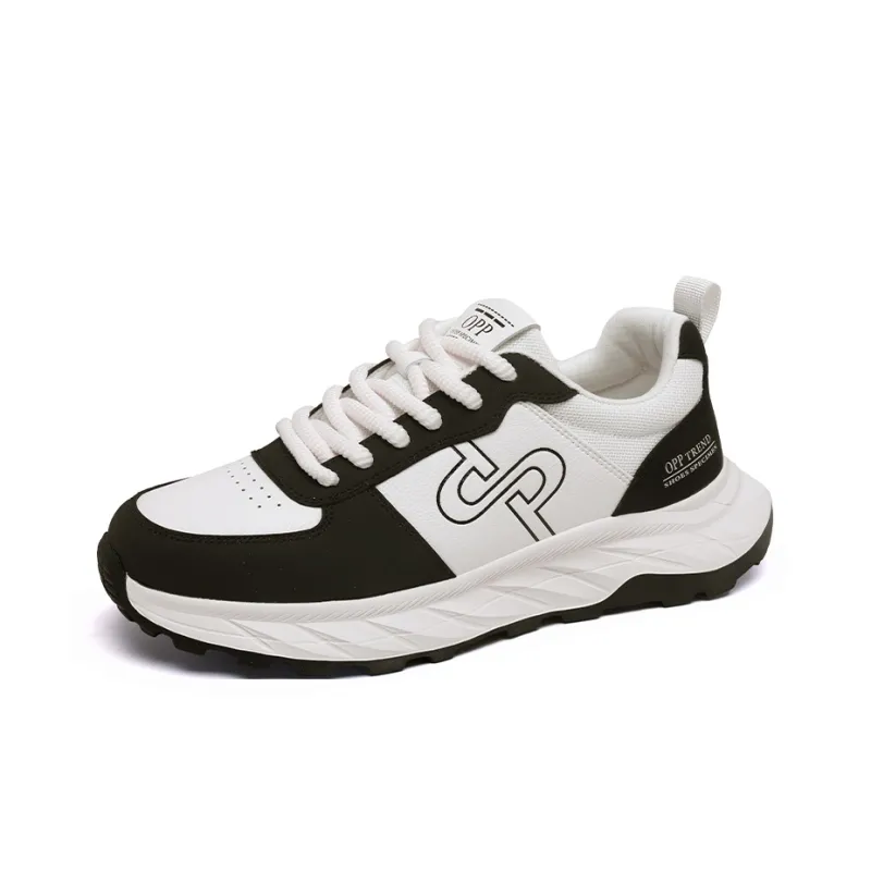 OPP Casual Shoes Men Low Top White Black/White Gray-1