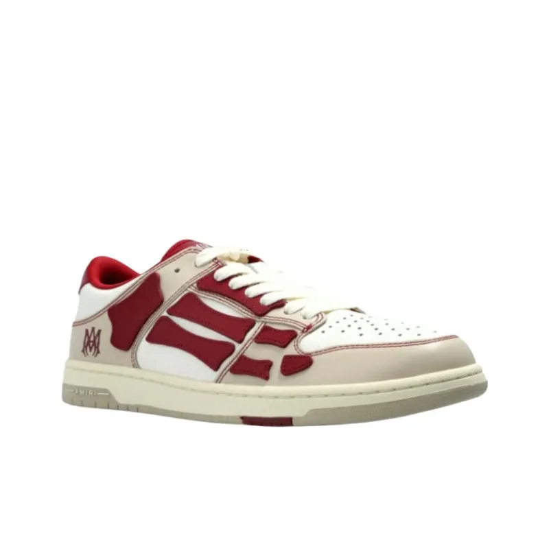 AMIRI Varsity Skel Top Low Deep Red-2