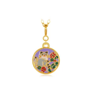 SUNFEEL 18K Gold Pendants Unisex