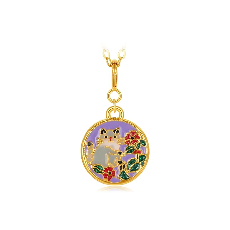 SUNFEEL 18K Gold Pendants Unisex-0