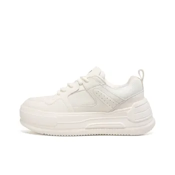 FUERZA Abrasion Resistant Breathable Low Top Casual Sports Running Shoes Men's White