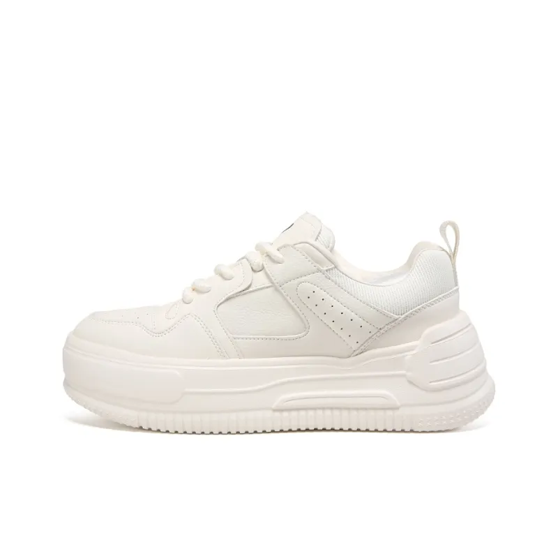 FUERZA Abrasion Resistant Breathable Low Top Casual Sports Running Shoes Men's White-0