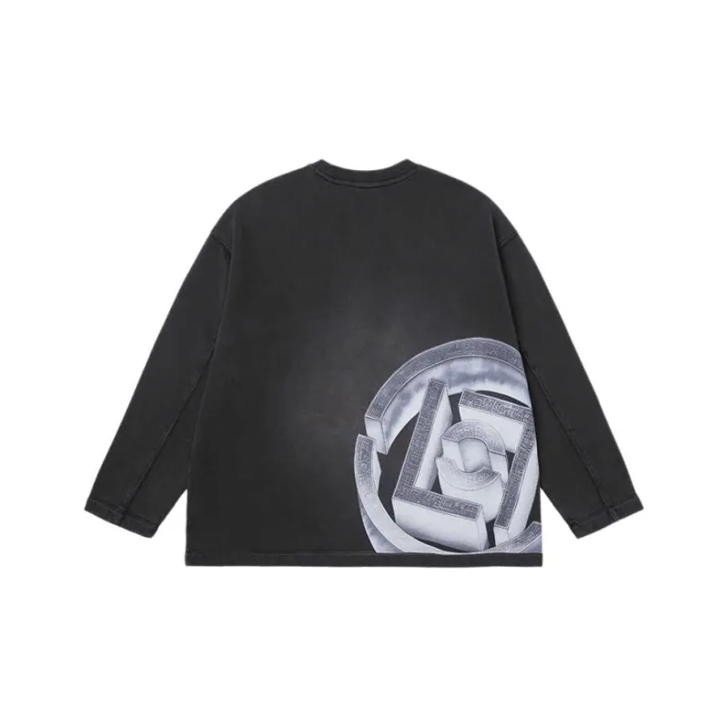 CLOT Sweatshirts Unisex Washed Black-1