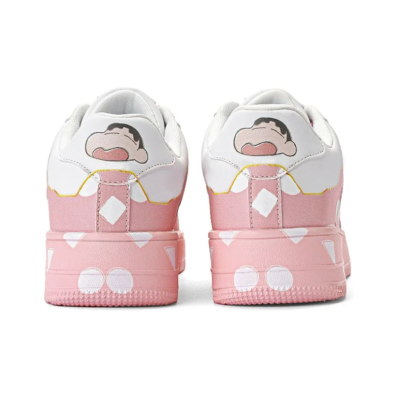 Crayon Shinchan Balance Lightweight Height Increasing Low Top Skateboard Shoes Unisex-11