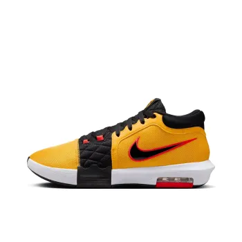 Nike Anti Slip Wear Resistant Low Top Basketball Shoes Men's Yellow Black