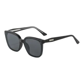 Sagawa Plate Frame Square Sunglasses Unisex