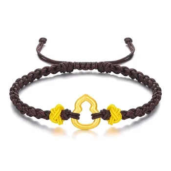 HAPPY BEAN Gold Bracelet Unisex