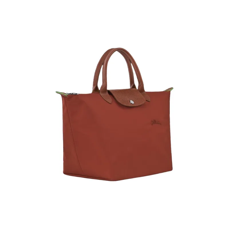 LONGCHAMP Le Pliage Logo Embroidered Medium Tote Bag-1