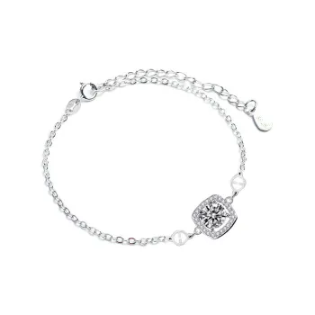 WUMZK 925 Sterling Silver Bracelets Women's
